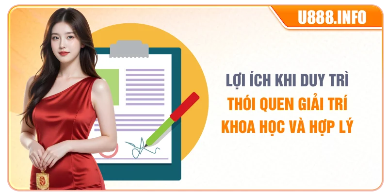 Lợi ích khi duy trì thói quen giải trí khoa học và hợp lý