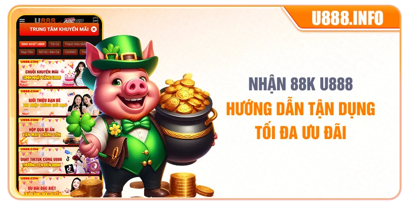 Nhận 88K U888 – Hướng Dẫn Tận Dụng Tối Đa Ưu Đãi