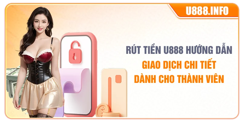 Rút tiền U888 hướng dẫn giao dịch chi tiết dành cho thành viên